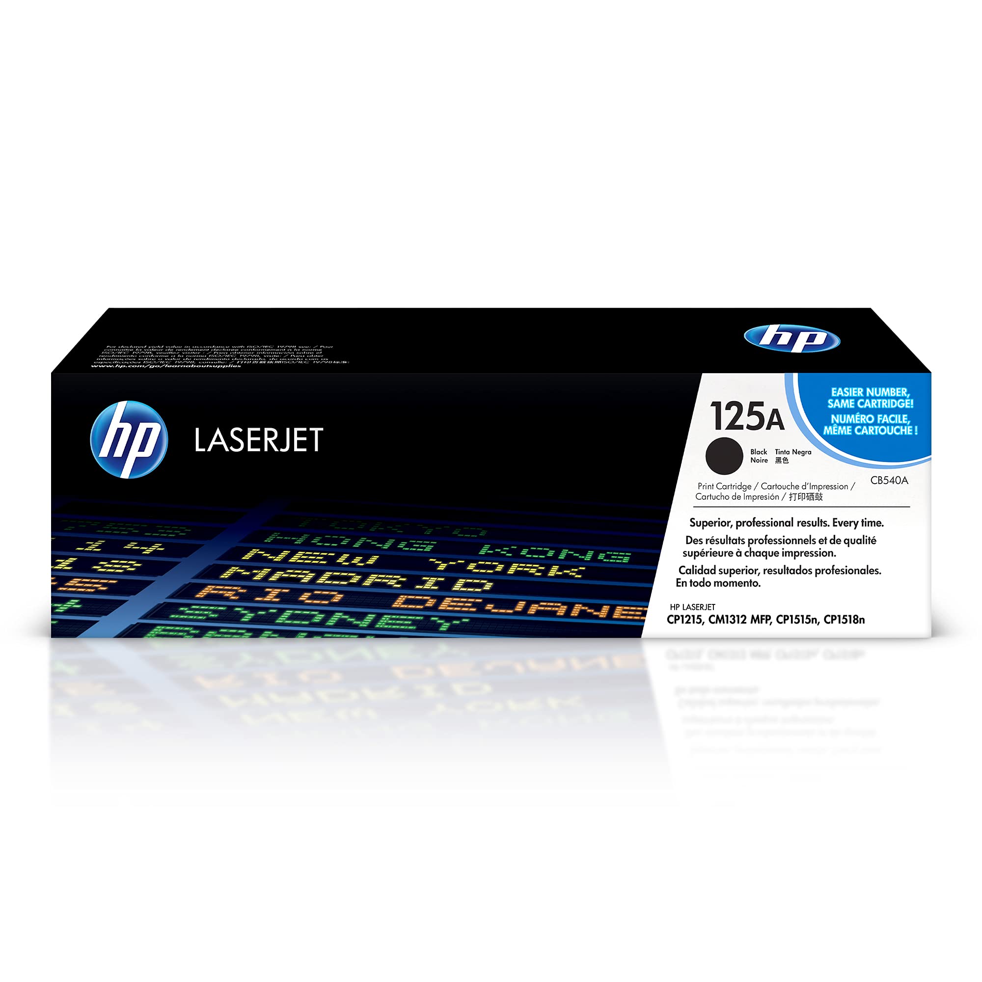 HP 125A Original Toner Cartridge – Black – CB540A – HP LaserJet Toner