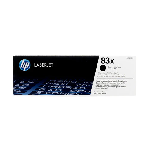 HP 83X Original Toner Cartridge-Black-CF283X-HP LaserJet Toner
