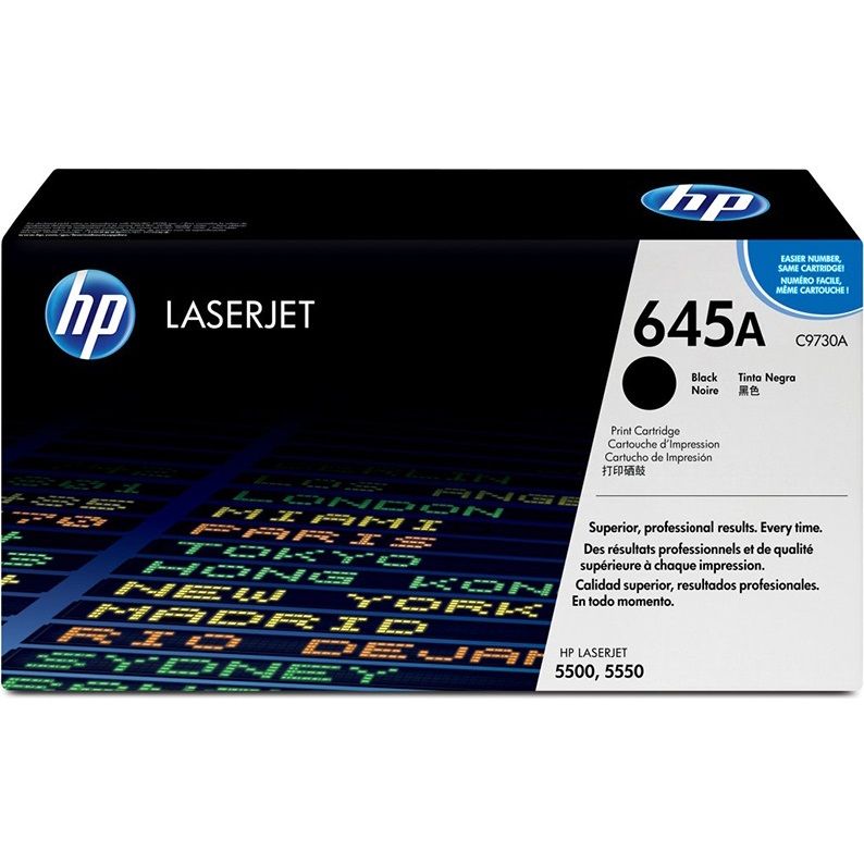 HP 645A Original Toner Cartridge – Black – C9730A – HP LaserJet Toner