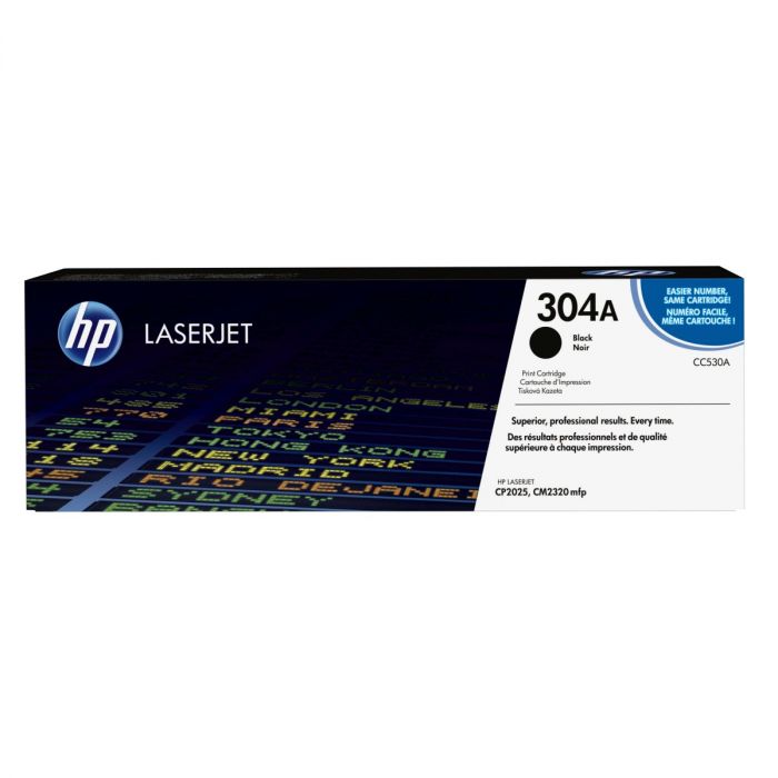HP 304A Original Toner Cartridge – Black – CC530A – HP LaserJet Toner