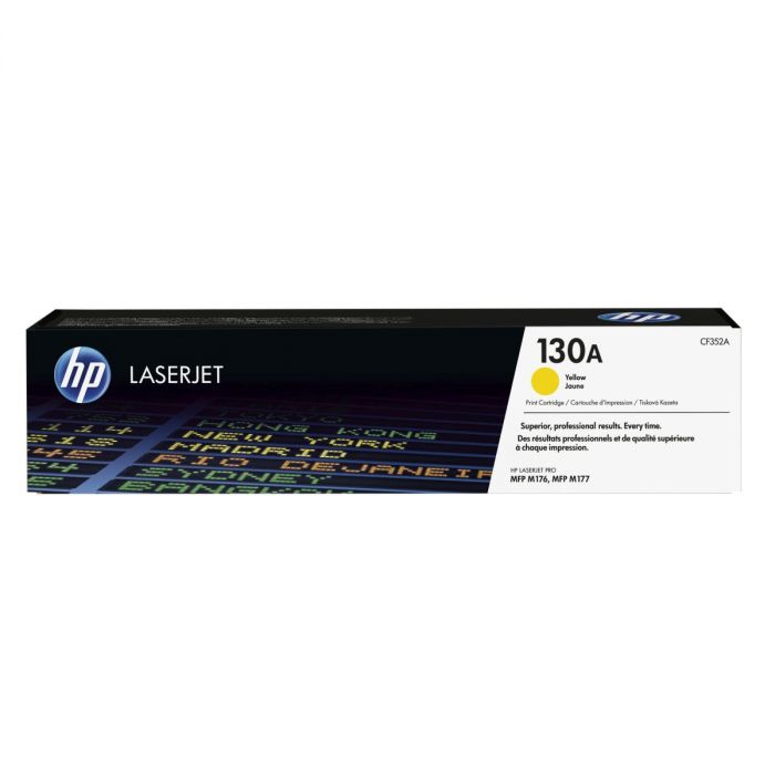 HP 130A Original Toner Cartridge – Yellow- CF352A – HP LaserJet Toner