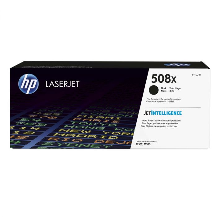 HP 508X Original Toner Cartridge – Black – CF360X – HP LaserJet Toner