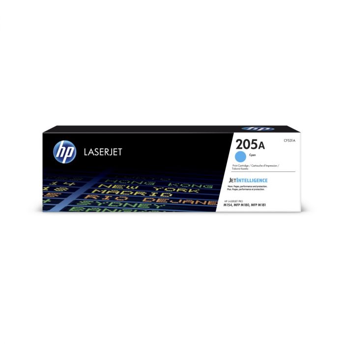 HP 205A Original Toner Cartridge – Cyan – CF351A – HP LaserJet Toner