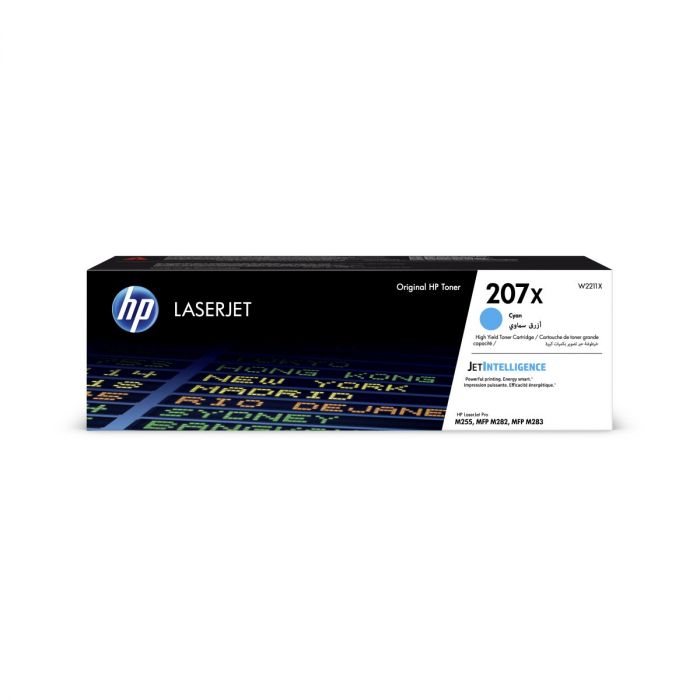 HP 207X Original Toner Cartridge – Cyan – W2211X – HP LaserJet Toner