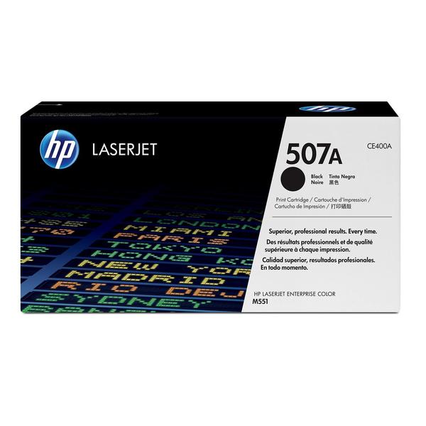 HP 507A Original Black Laserjet Toner Cartridge(CE400A)